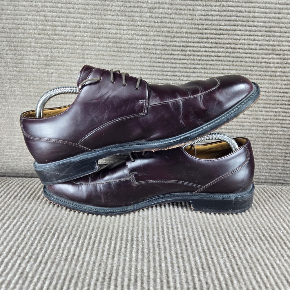 Rockport Mens 11M Burgundy Leather Kinetic Air Circulator APM1235E Oxford Shoes‎